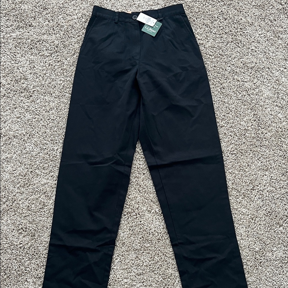 L.L. Bean Women's Black Chinos